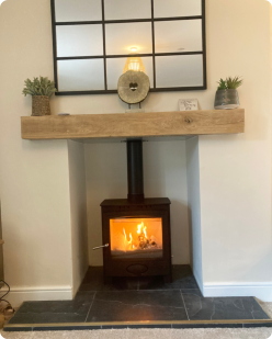 cmw building log burner