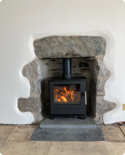 cmw building log burner